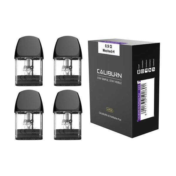 Caliburn A2 Pod Cartridge 0.9ohm (4 pack)